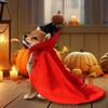 Stand-Collar Halloween Pet Cape Adjustable Dogs Wizard Outfit Cool Pet Cosplay Costume Puppy