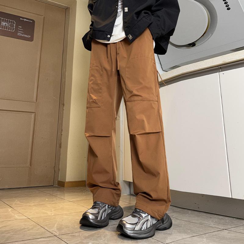 Spring and Autumn New Mountain Outdoor Charge Pants Wide Leg Loose Overalls Versatile Casual Straight Pants