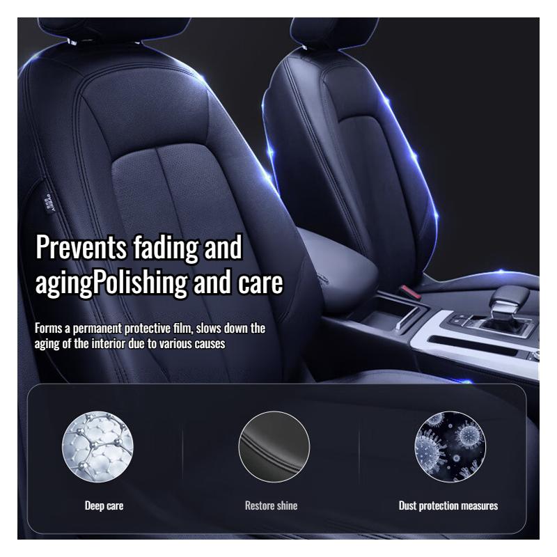 Car Leather Cleaning Care Agent Car Seat Polishing Care Care Oil Cream Leather Boots Care Agent Car Interior Cleaning Care Cream