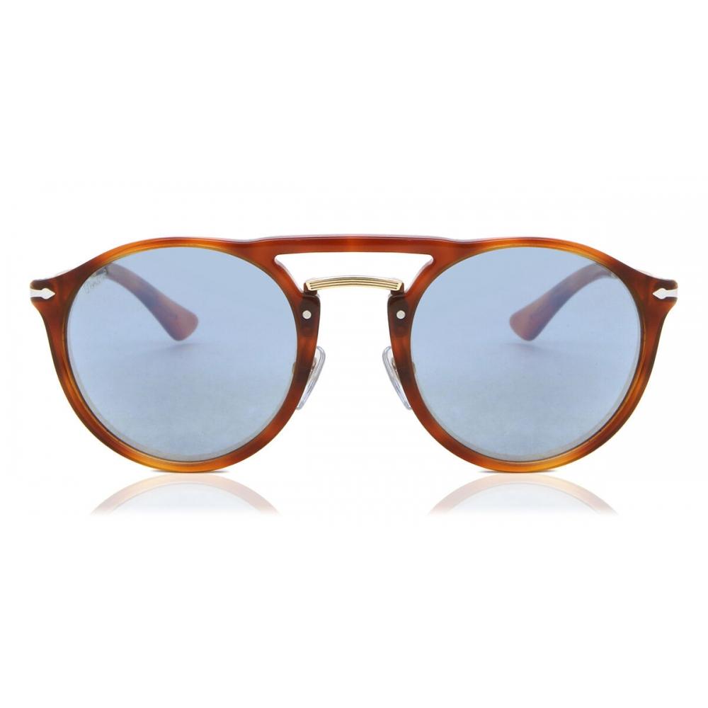 

Persol Po3264s 96 56 Unisex Sunglasses Transparent Brown/50