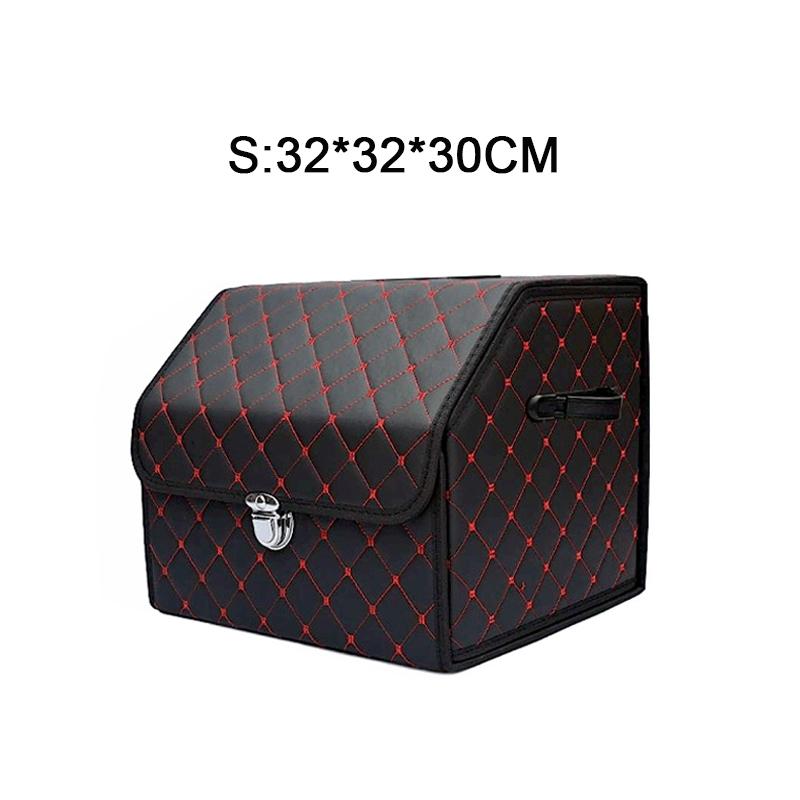 Collapsible Car Storage Organizer Box With Lid - Portable Multipurpose Car Trunk Boxs For Shopping Camping Picnic Waterproof Bag