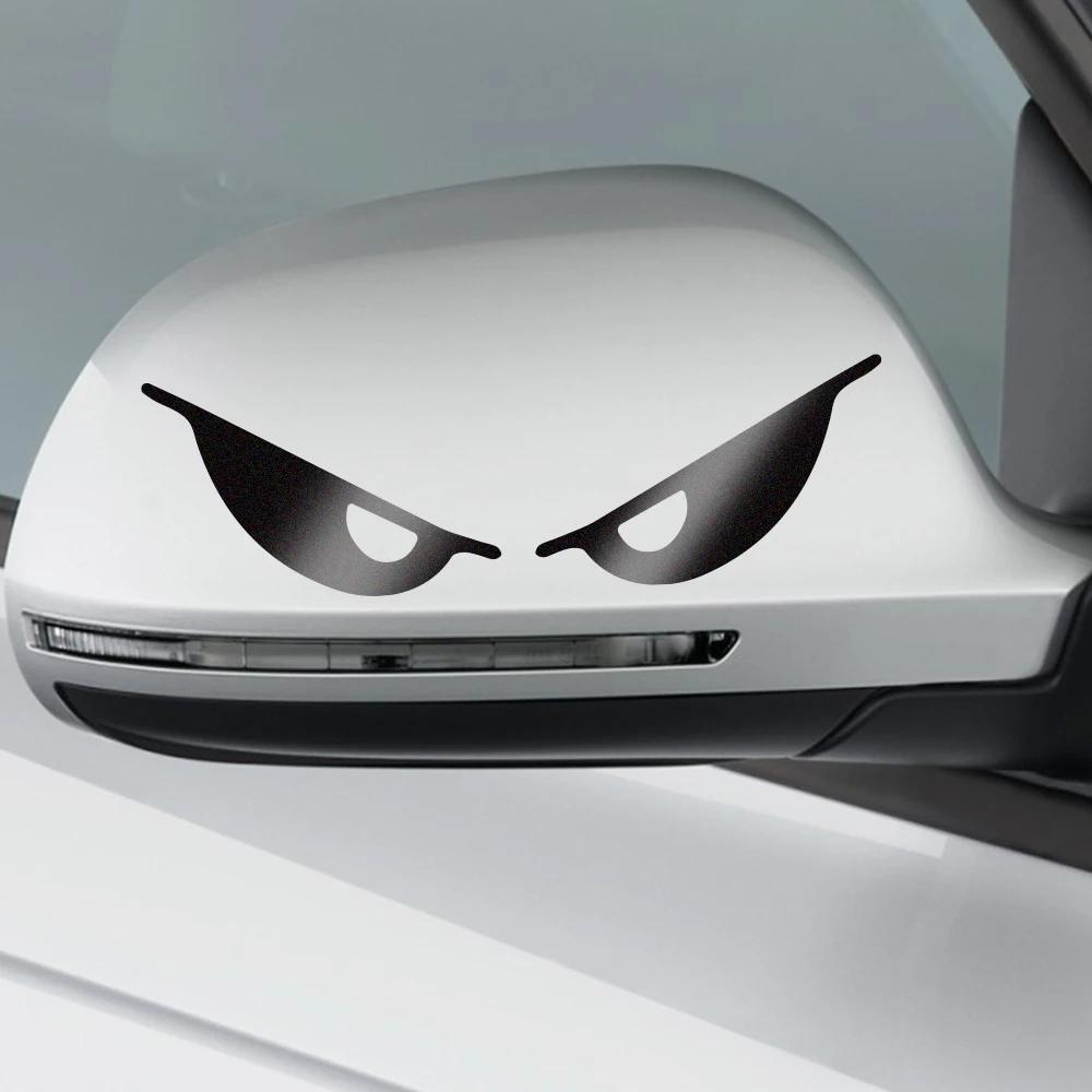 Reflective Evil Eyes Stickers Car Window Body Motorcycle Helmet Vinyl Decals Personalized Truck Side Mirror Decor Accessories