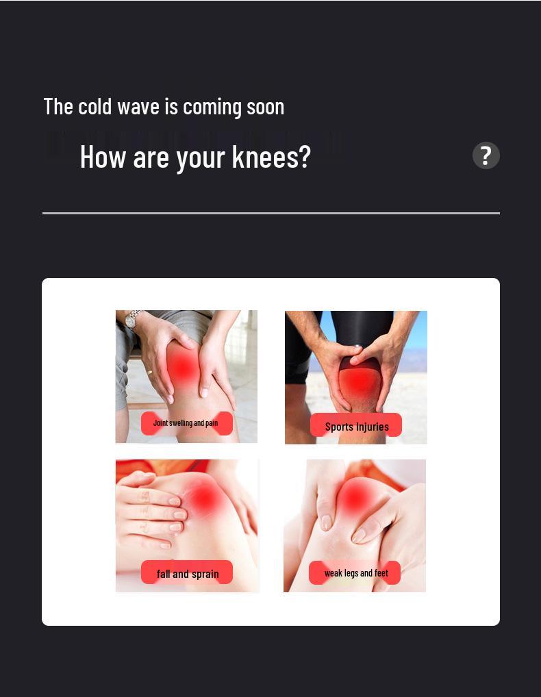 Silicone Spring Support Knee Pad for Sports: Cycling, Basketball, Mountaineering, Running, Fitness