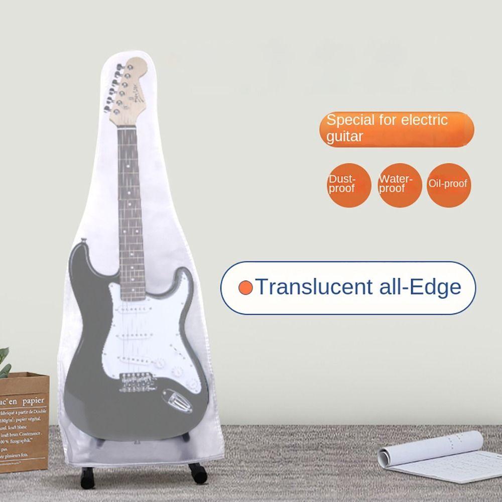

Пилозахисний Сонцезахисний Чохол для гітари Водонепроникний Пильник для гітари Портативний Чохол для акустичної гітари Translucent Frosted