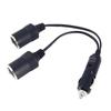 SensaBliss Cigarette Socket, 2 Cigarette Lighter, Compatible with 12V/24V Cars,