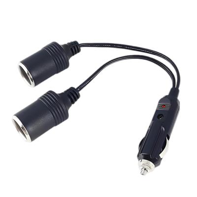 SensaBliss Cigarette Socket, 2 Cigarette Lighter, Compatible with 12V/24V Cars,
