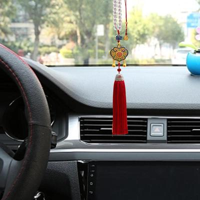 Automobilový přívěsek na zpětné zrcátko s čínským symbolem štěstí