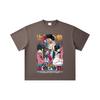 260 GSM Double Yarn 32 Count 100% Cotton Demon Slayer V25 Akaza Print Unisex Heavy Cotton T Shirt