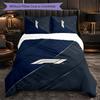Set Biancheria da Letto 3 Pezzi in Microfibra con Motivo F1 Decorativo Copripiumino per Camera da Letto Uso Domestico