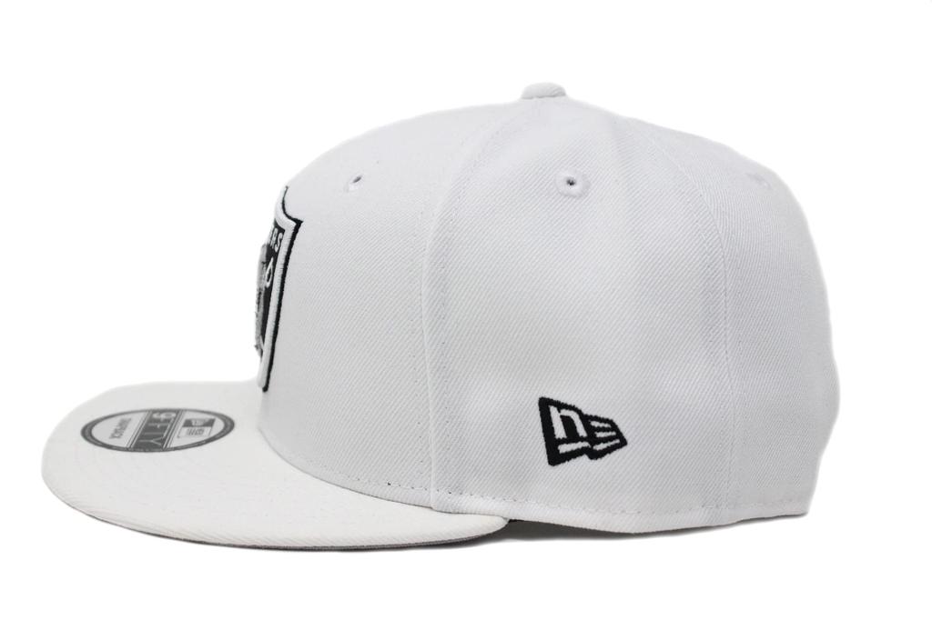 New Era 9Fifty Las Vegas Raiders NFL Free Size Cap, White,