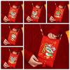 Lucky Money Wallet 2025 Red Envelope Purse Snake Year Mascot Money Packing Bag  Kids