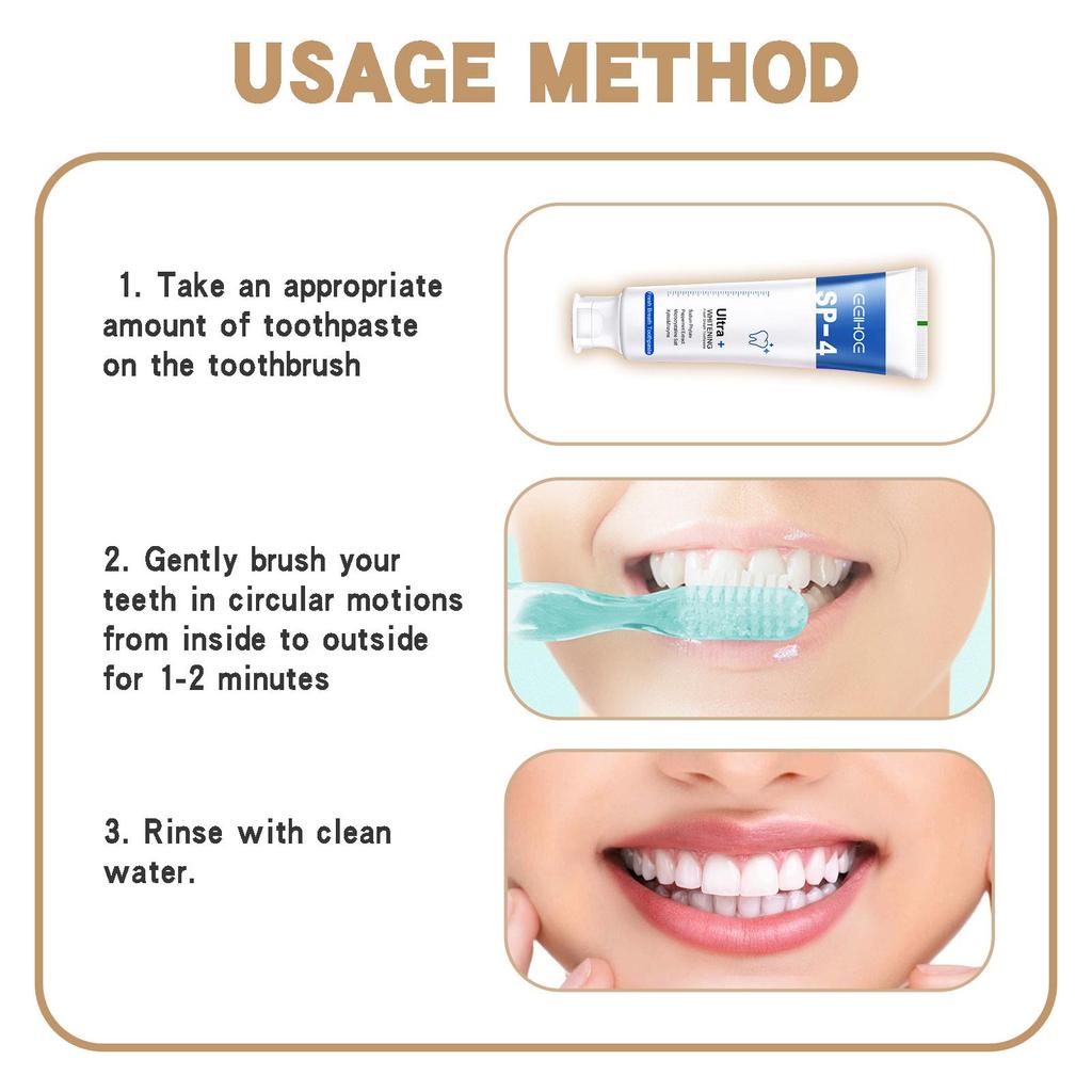 Probiotic Cleaning Toothpaste Removing Dental Plaque Removed Teeth Odor Caring Oral Cavity Dental Restoration Natural Ingredients Care Toothpaste