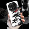 Japanese Minimalist Pine Tree Soft Phone Case for Xiaomi Redmi Note 13 14 15 Pro Plus 12S 12 11S 11 11T 10S 10 Shockproof Cover