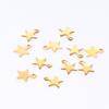 Semitree 20pcs Stainless Steel Small Star Pendant Flat Charms for DIY Jewelry Making Necklace Decoration Bracelet End Tail Charm
