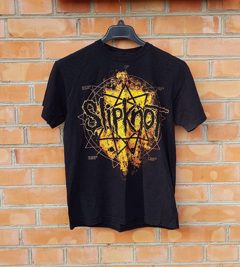 Vintage 90 Slipknot All Hope Is Gone Metal Graphic Black Unisex Tshirt KH6449 L