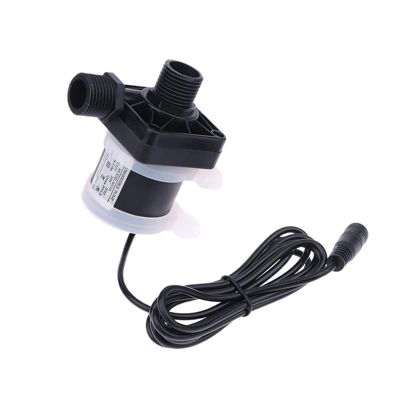 Bomba de refuerzo para calentador de agua, ducha, calefacción por suelo radiante CC 12V 24V IP68 Silenciosa Rosca de 4 puntos Motor sin escobillas Solar Bomba de agua