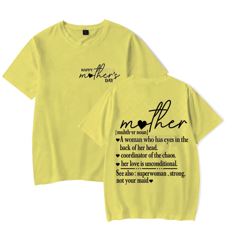 

С Днем матери Графические футболки Женские Модные Мама Сердца Дизайн Футболки Подарок на День матери Футболка Мать Существительное Принт буквами Одежда 3XL