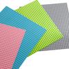 Classic Compatible Baseplate Block Set of 4 Light Light Light Plate, 32x32mm, (Pink, Blue, Green, Gray)