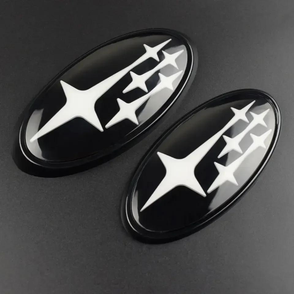 Acrylic Car Front Hood Rear Emblem Styling for Subaru Impreza BRZ WRX STI Legacy Outback XV Trunk Badge Sticker Logo q Accessories