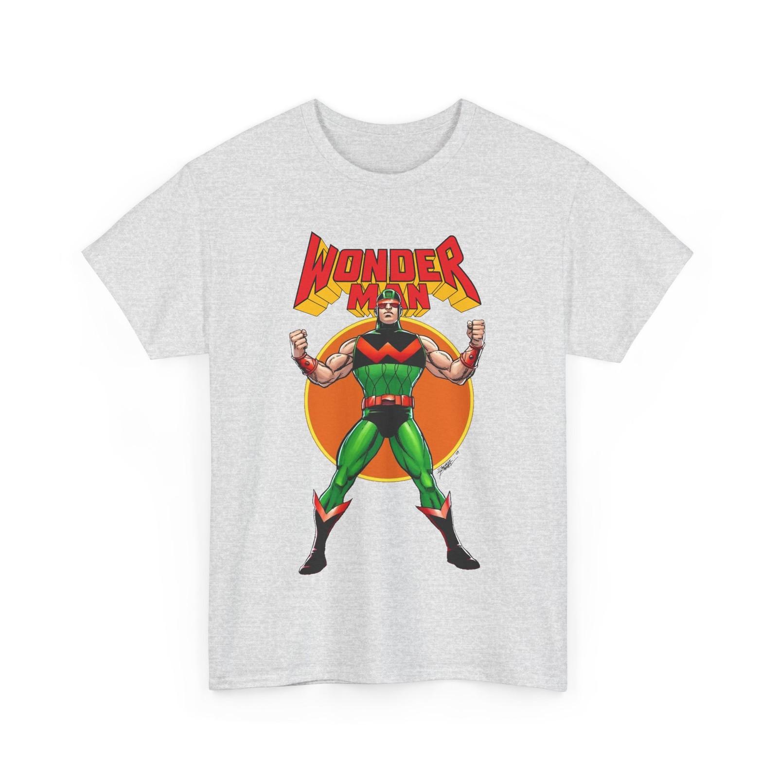 Wonder Man T-Shirt - George Perez Art - Simon Williams, Avengers - Marvel Comics S разноцветный