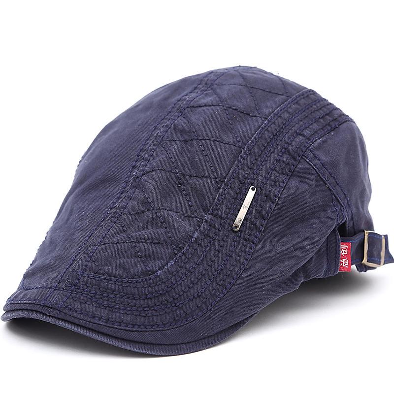 New Cotton Beret Hats for Men Summer Flat Cap Male Vintage Casquette Caps Fall Berets Women Men's Hat for Auntumn Winter
