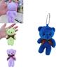 Cute Teddy Bear Plush Keychain Pendant Wholesale Gift