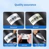 Niimbot M2/M3 Silver Label  Heat Transfer Print Paper Fixed Asset Sticker Office Equipment Laser Silver Self-adhesive