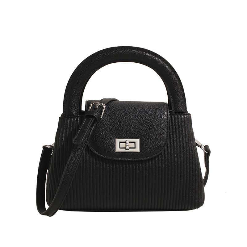 

2024 New Fashion Simple Crossbody Bag Small Niche Shoulder Bag Women s Trendy High-end Lady Handbag чорний