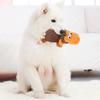 2PCS Set Pet Dog Squeak Chew Toy Soft Plush Duck Monkey Sound Toys