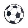 6er Set Fußballschuh-Anhänger Abnehmbare Accessoires für Clogs Schuhe Inklusive Pokal Fußball Ball Feuerball Spieler-Silhouette Trikotnummer 7