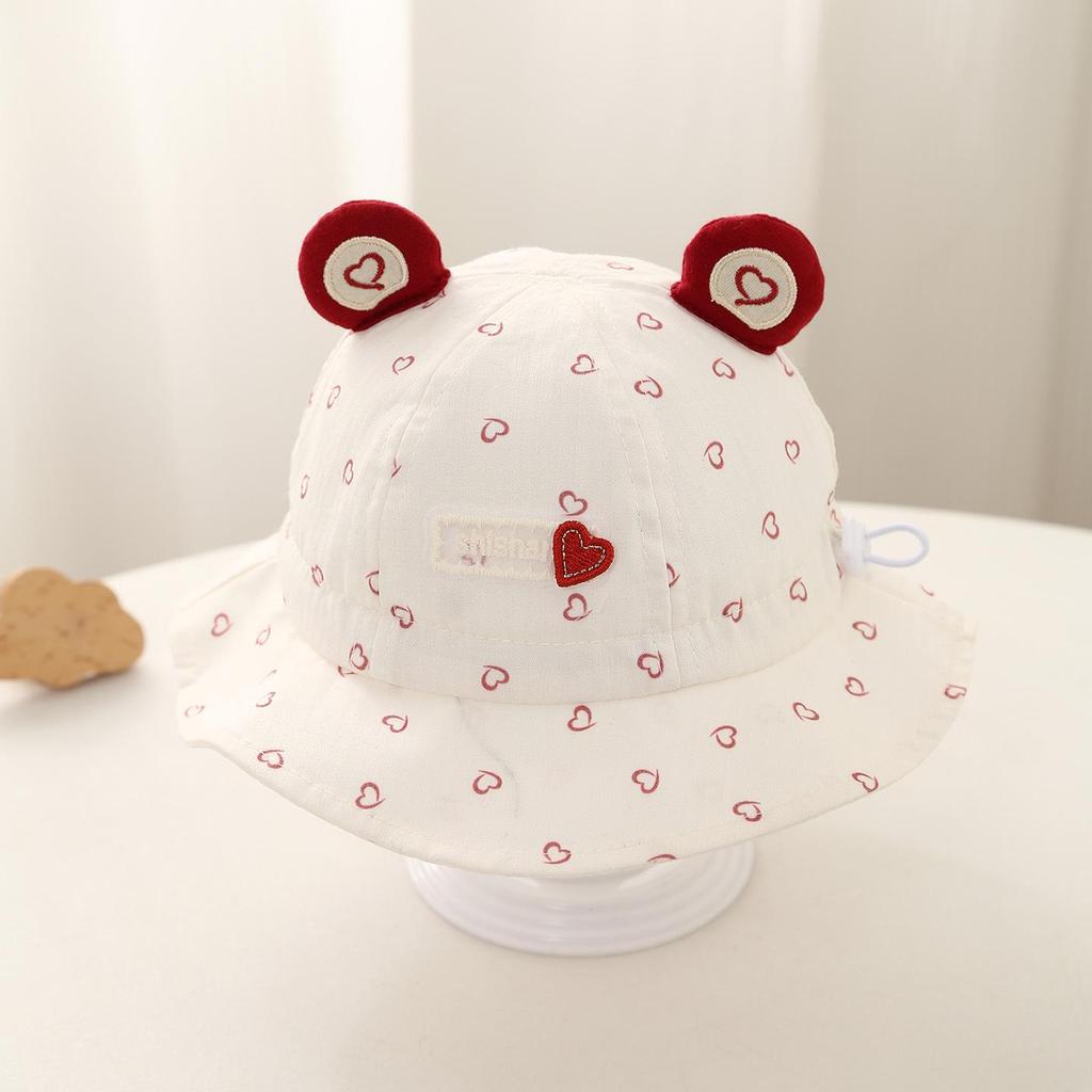 Adorable Windproof Baby Bucket Hat for Boys & Girls - Spring & Autumn Newborn Travel Hat