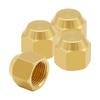 5lots High Temperatures Brasses Flare Nut with Deep Threads for Reliable 1/2 In Tube Terminations