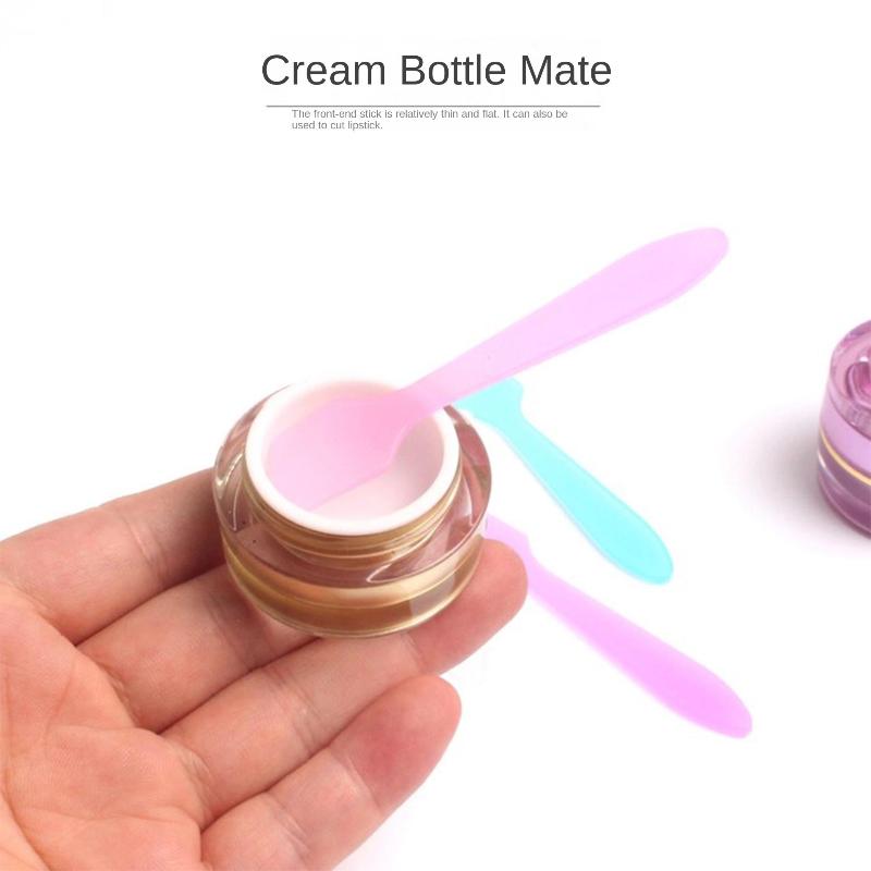 50/100 Pieces Cosmetic Spatulas Scoop Face Cream Mask Mud Mixing Plastic Spoon Beauty Diy Tools Eyes Facial Makeup Applicator