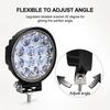 Safego 42W LED Work Light, Round, Wide Angle (60 degrees), LED Exterior Light for Vehicles, Agricultural Machinery, Off-Road Vehicles, Parks, Gardens,