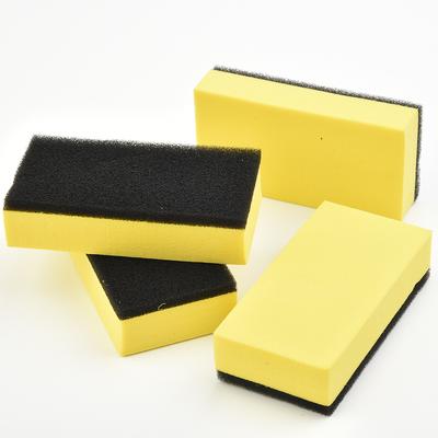 5/10/20PCS Sponge Brush Car Cleaning Detailing Foam Pads Polishing Sponge Tool Waxing Yellow Top Sale Hot Sale
