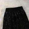 Sexy Sequin Skirt  Mid Length Women's Bag Buttocks  A-line One Step Skirt