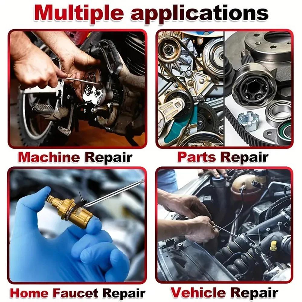 11PC Precision Hook & Scraper Set - Mini Puller Tool for Hose/Gasket Removal with Anti-Slip Handle Auto/DIY Repair