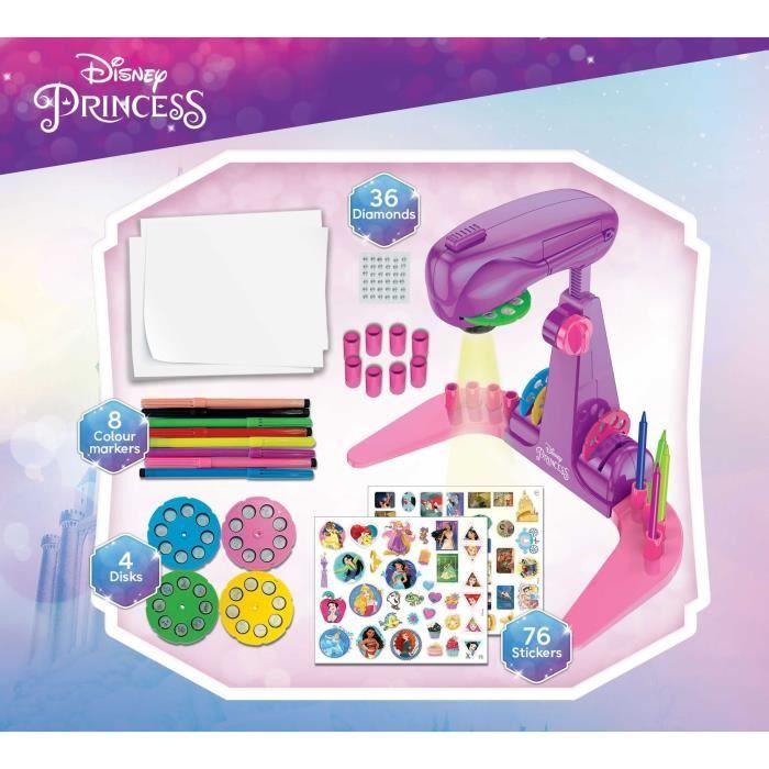Projecteur de dessins - LISCIANIGIOCHI - PRINCESSES - Accessoires Inclus, Modèles Princesses