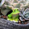 Mini Resin Frog And Turtle Statues, Micro Landscape Animal Ornaments, Small Animal Figurines for Succulents Pots Moss Tanks Tabletop Gardening Decor