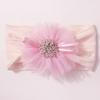 Hot-selling new baby headband cute mesh flower baby jacquard headscarf comfortable children's jewelry