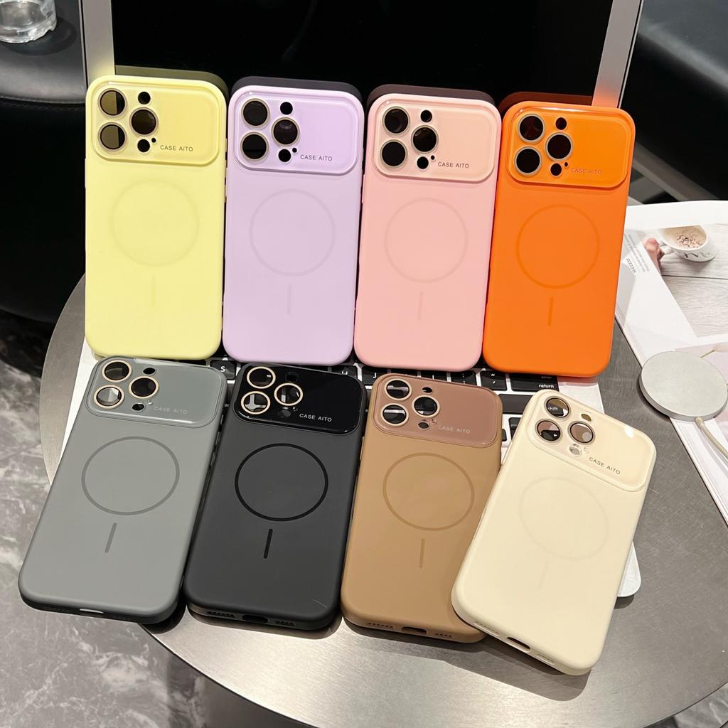 Kompatibel mit Apple 17 Pro Max Hülle, 16 Pro Max Vollabdeckung, 15/14 Magnetisch, 17 Air, neues flüssiges 13 trendiges Modell