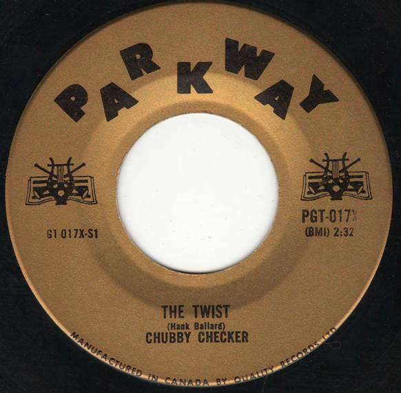 

7inch Record CHUBBY CHECKER - Twist / The Hucklebuck PGT017X PARKWAY 1960 Canada Rock Used