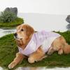 Big dog clothes simple purple summer thin large dog cool clothes golden hair sunscreen two feet jacket dog clothes