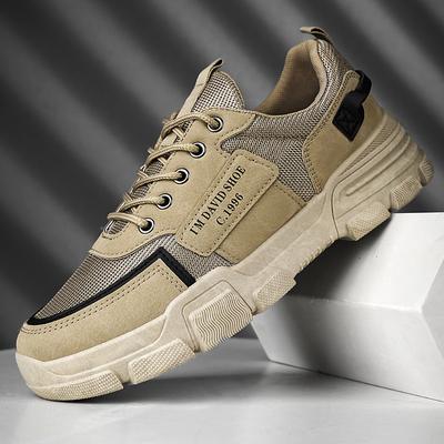 Herren Verschleißfeste Arbeitsschuhe Neu Retro Atmungsaktiv Rutschfest Sportschuhe Outdoor Reise Bergsteigen Freizeitschuhe Leichtgewicht