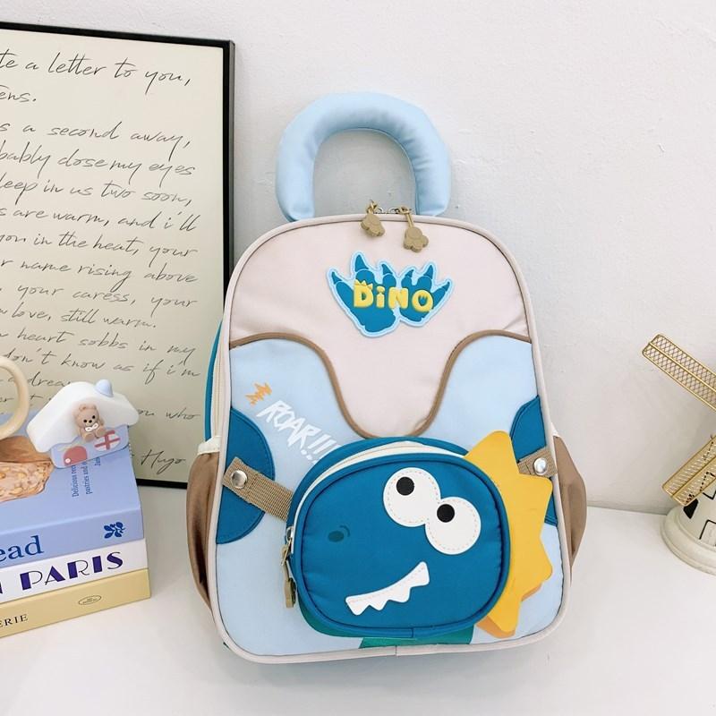 Kids School Backpack With Animal Pattern Lightweight Durable For Educational Use