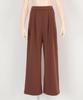 Seedless Pants with Elastic DBXM0451 Women's Maxi-Length Wide-Leg Back, Black,