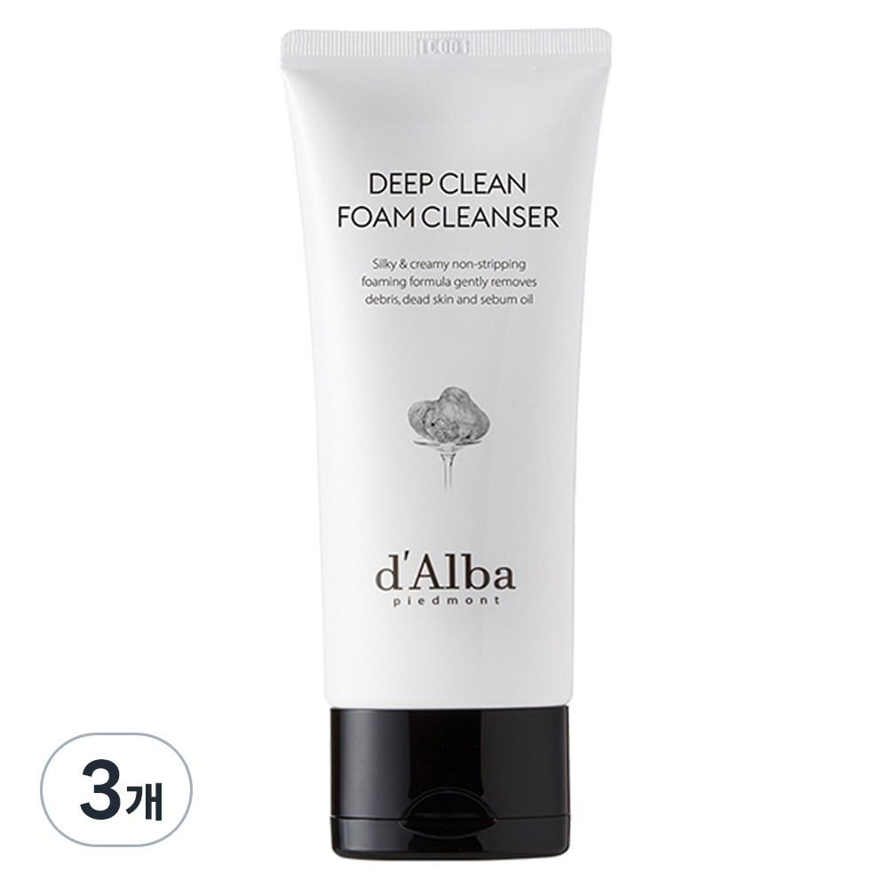 

d Alba White Truffle Deep Clean Foam Cleanser, 80ml, 3 pieces