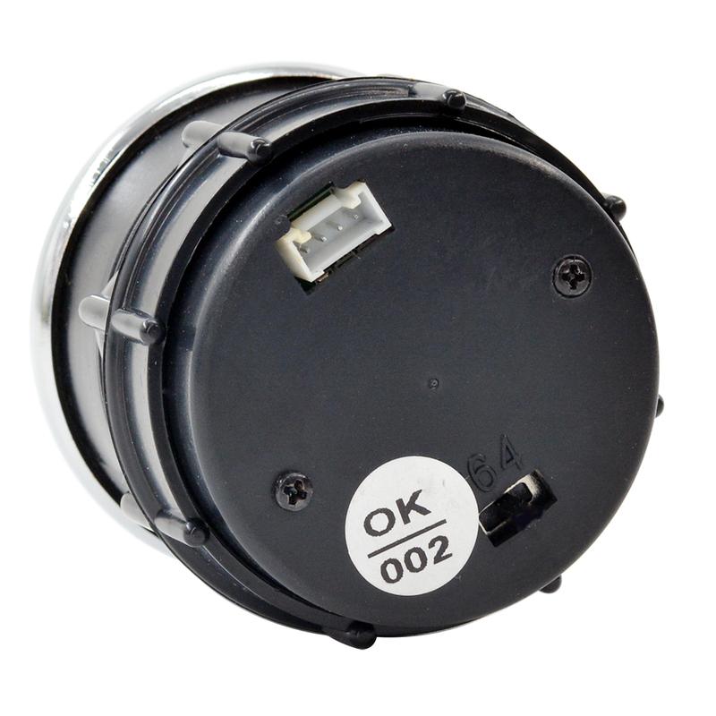 2 Inch Auto Car Water Temp Gauge Stepper Motor 7 Colors BackLight  40-140 Celsius Joint Pipe Temperature Meter With Sensor