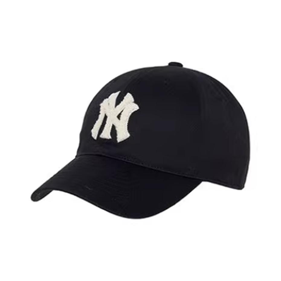 MLB Cotton Baseball Caps Unisex Black Fashion 3acpv043n 50bks