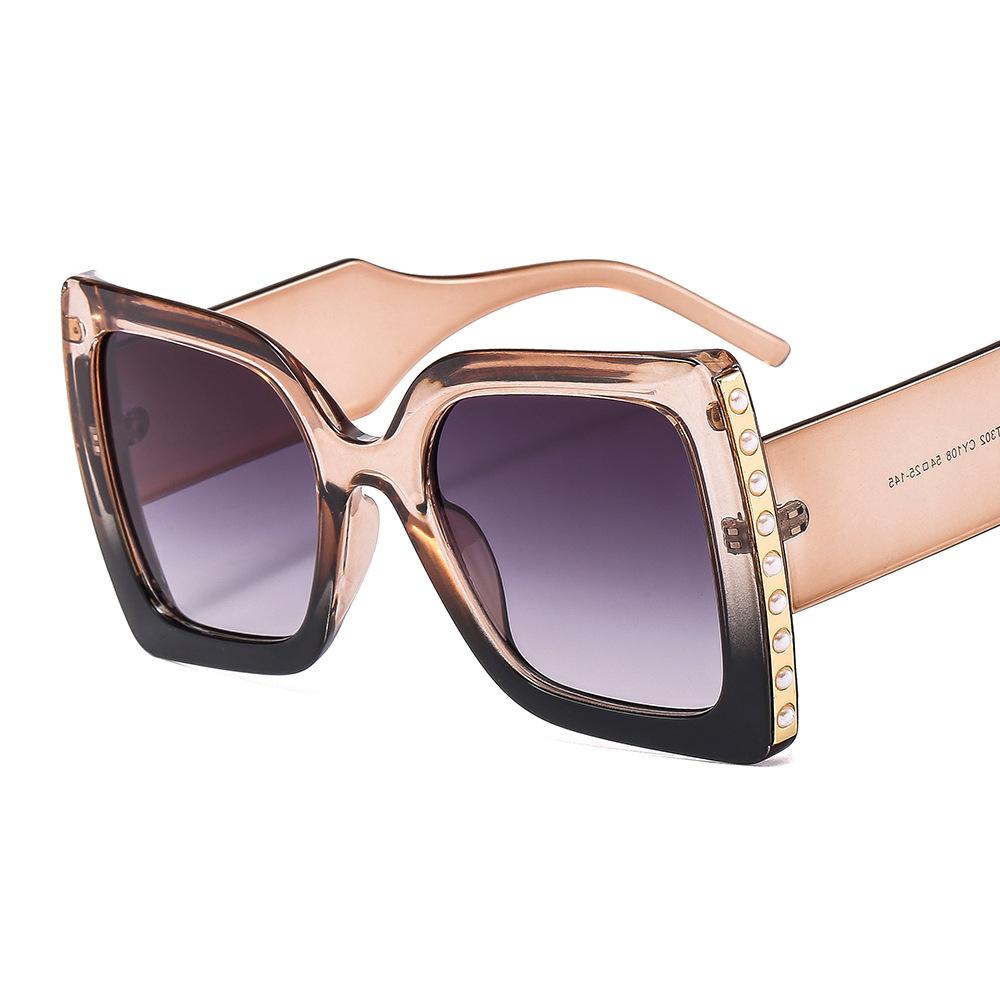 Trend Women Sunglasses 2024 Custom Logo Shades UV400 Large Frame Sun Glasses